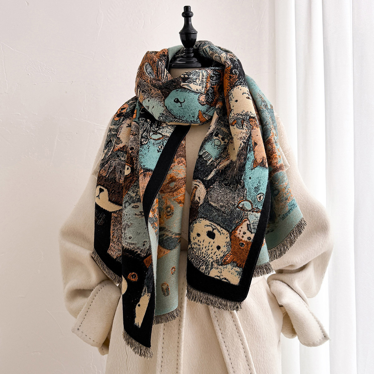 Женский шарф из искусственного – обзор и цена Cashmere Pashmina Wrap