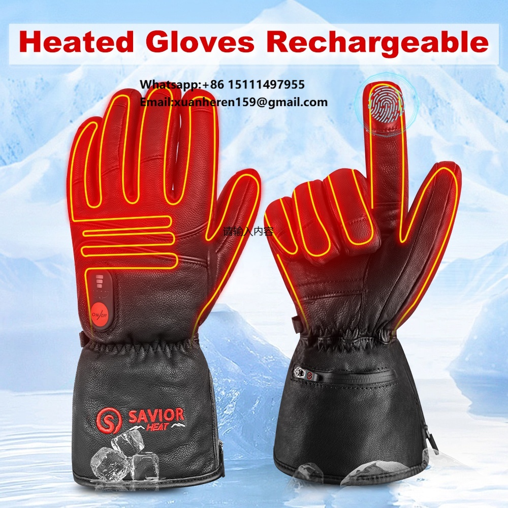 Кожаные перчатки с подогревом  – обзор и цена Hand Warmer Electric