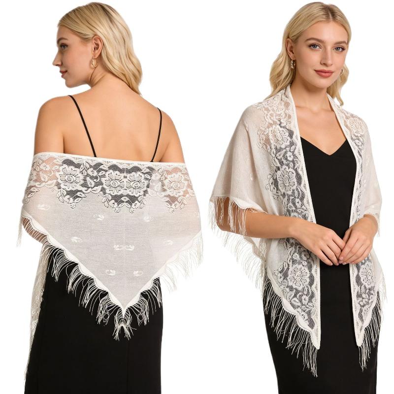 Свадебная накидка с кисточками – обзор и цена Shawl Wrap Winter