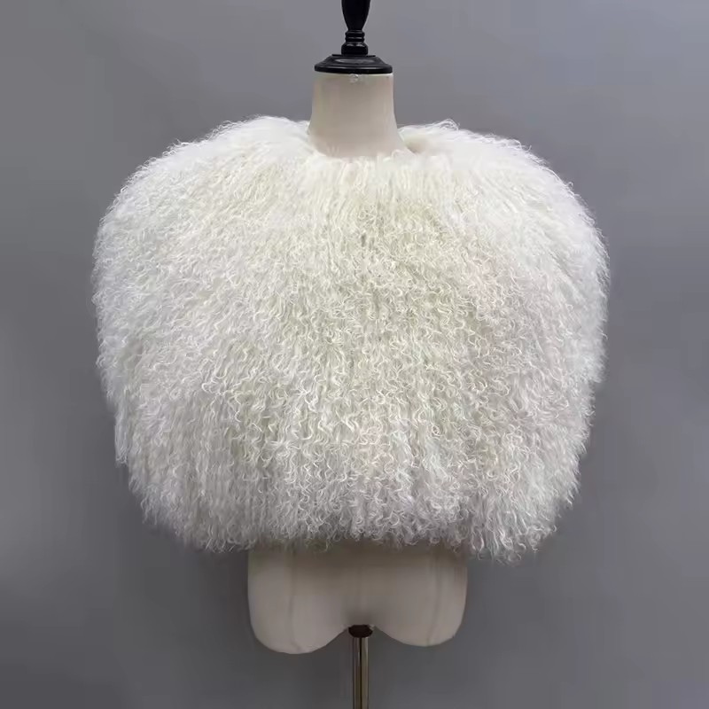 Натуральный монгольский мех: ж – обзор и цена Shawl Wrap Winter
